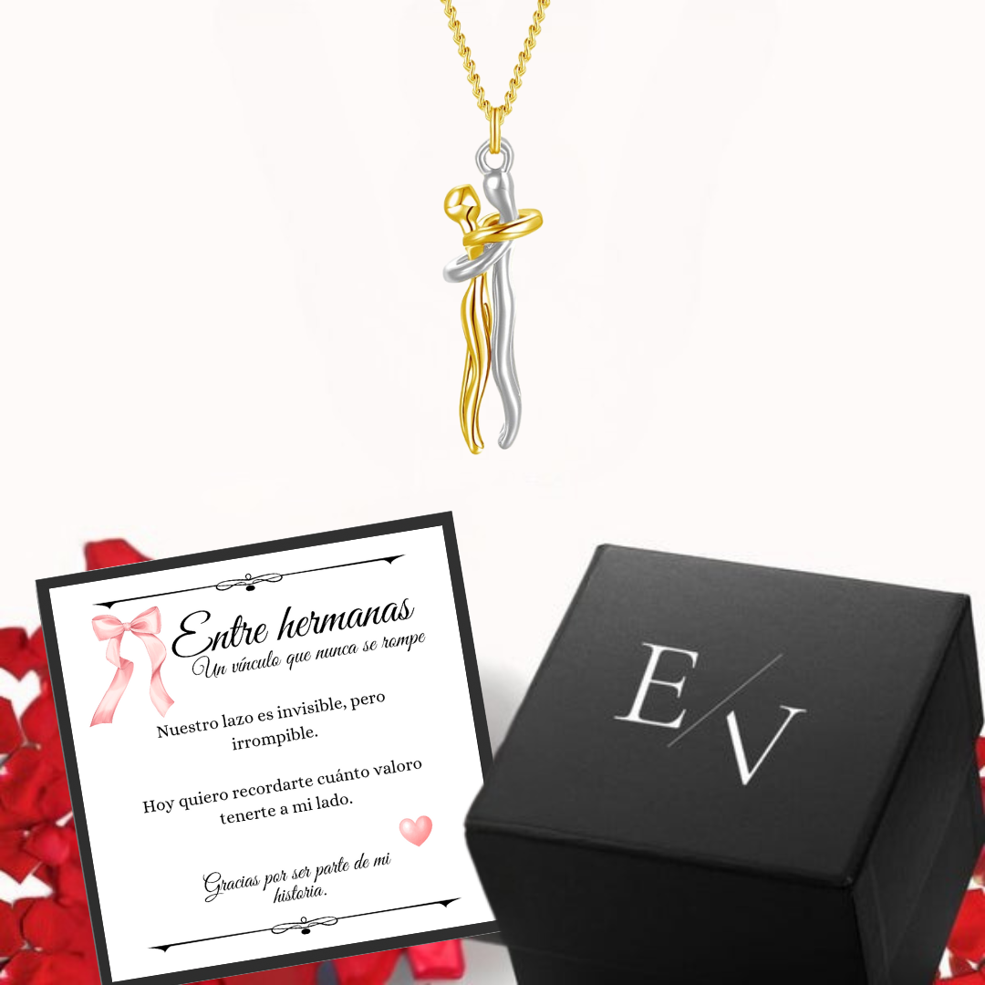 Oferta 2x1 | Collar Inseparables Bañado en Oro 18K Para mi Hermana
