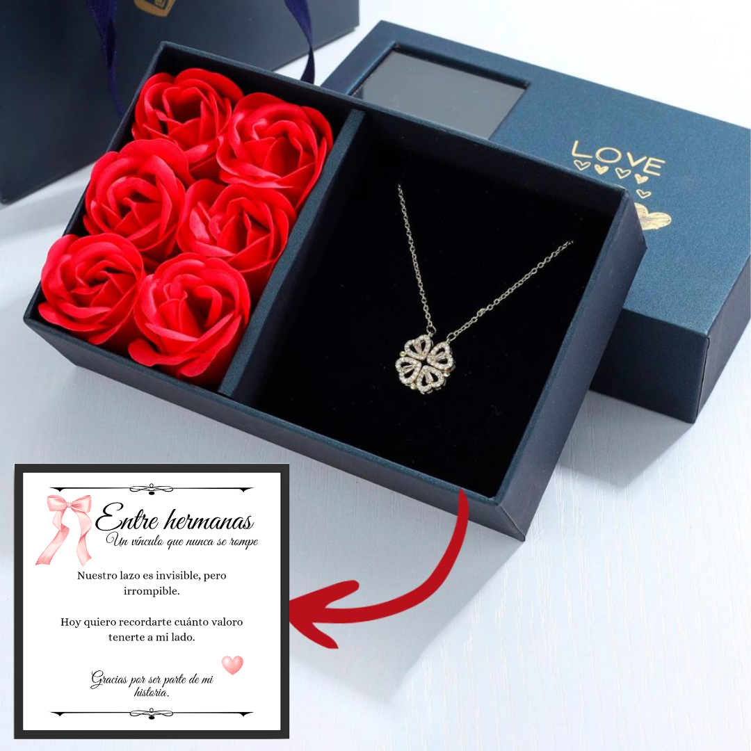 Pack Regalo Especial para mi Hermana "Corazones Enamorados"