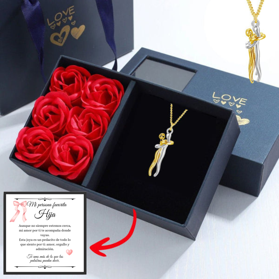 Pacote de presente "Amor de Corações"! Esta semana, receba GRÁTIS uma Rosa Eterna + 1 Anel de Amor Eterno GRÁTIS!
