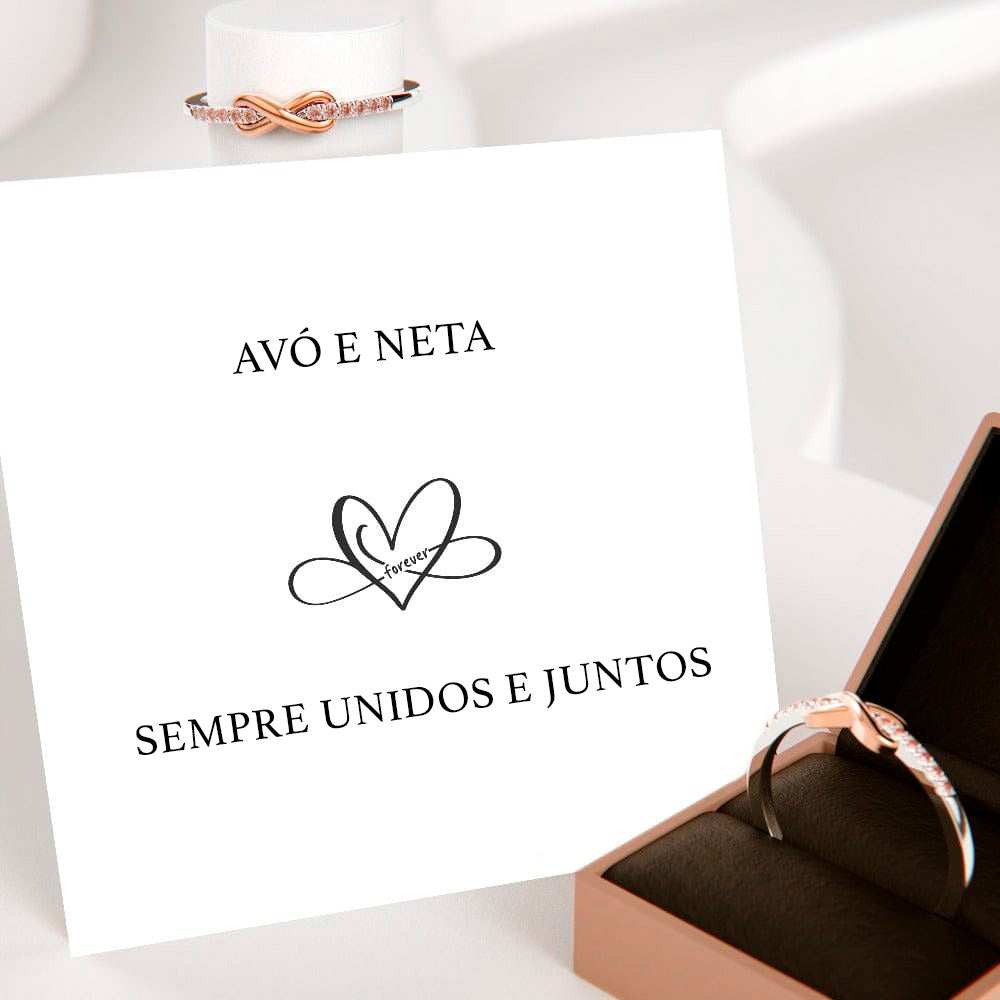 OFERTA 2X1 Anel Infinito | Prata Esterlina 925 Ajustável